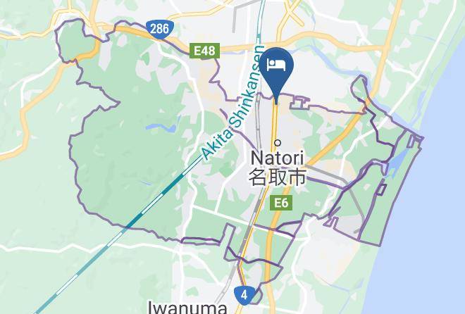 Natori City - Value The Hotel Nataori Maps