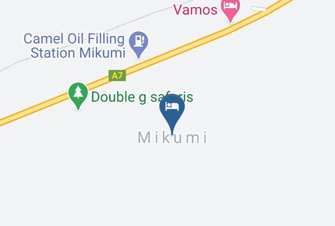 Kilosa - Vamos Hotel Mikumi National Park Maps