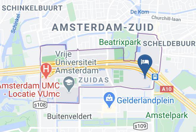 Amsterdam - Van Der Valk Hotel Amsterdam Zuidas Maps