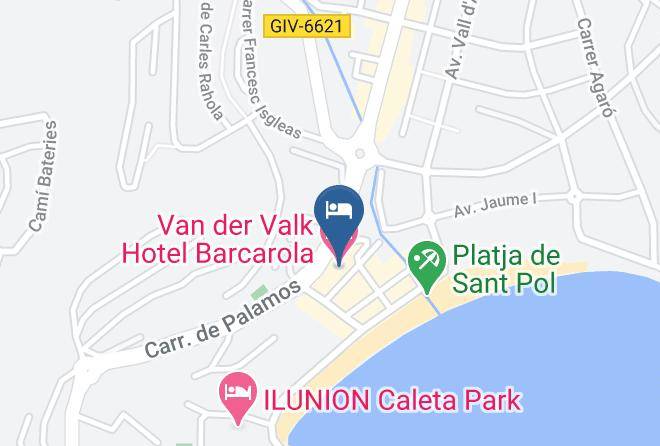 Girona - Van Der Valk Hotel Barcarola Maps