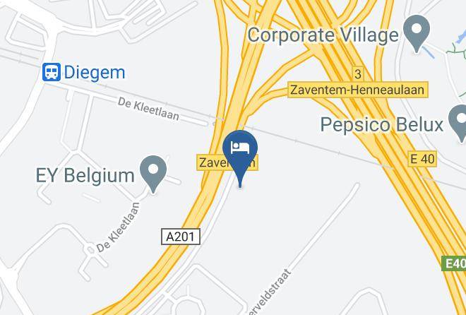 Flemish Brabant - Van Der Valk Hotel Brussel Airport Maps