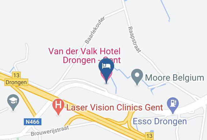 East Flanders - Van Der Valk Hotel Drongen Gent Maps