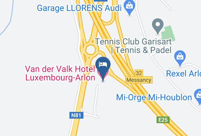Luxemburg Province - Van Der Valk Hotel Luxembourg Arlon Maps