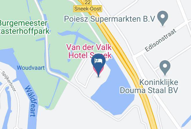 Sudwest Fryslan - Van Der Valk Hotel Sneek Maps
