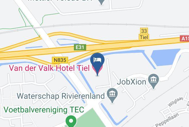 Gemeente Tiel - Van Der Valk Hotel Tiel Maps