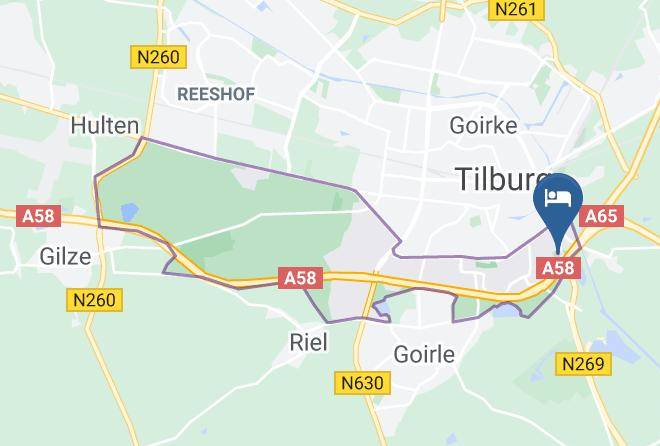 Tilburg - Van Der Valk Hotel Tilburg Maps