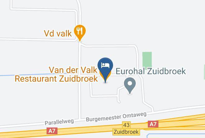 Midden Groningen - Van Der Valk Restaurant Zuidbroek Maps
