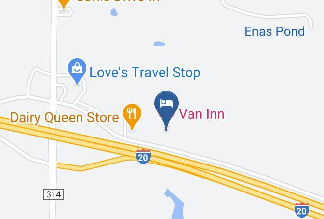 Van Inn Motel Map