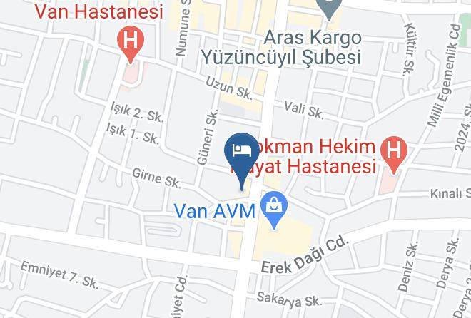 Ipekyolu - Van Suites Hotel Maps