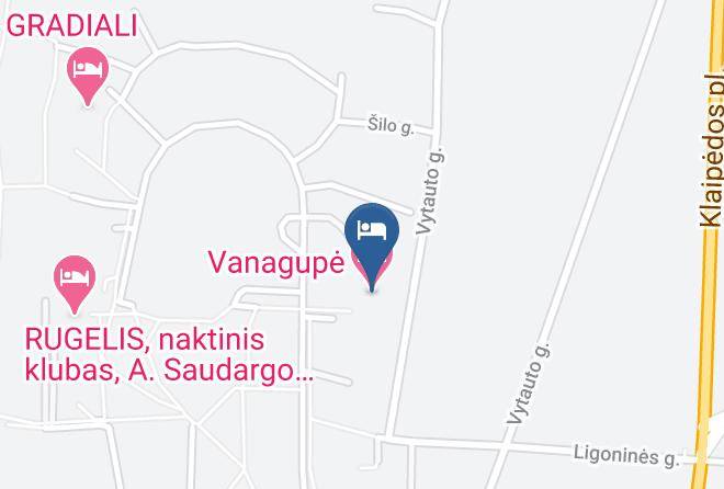 Palanga - Vanagupe Hotel Maps