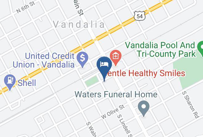Audrain - Vandalia Hotel Maps