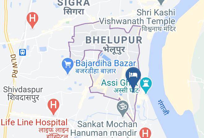 Varanasi - Vandana Residency Maps