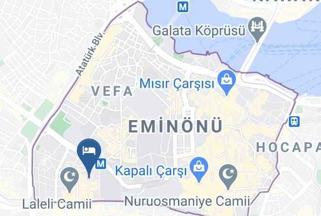 Vander Valk Istanbul Hotel Map