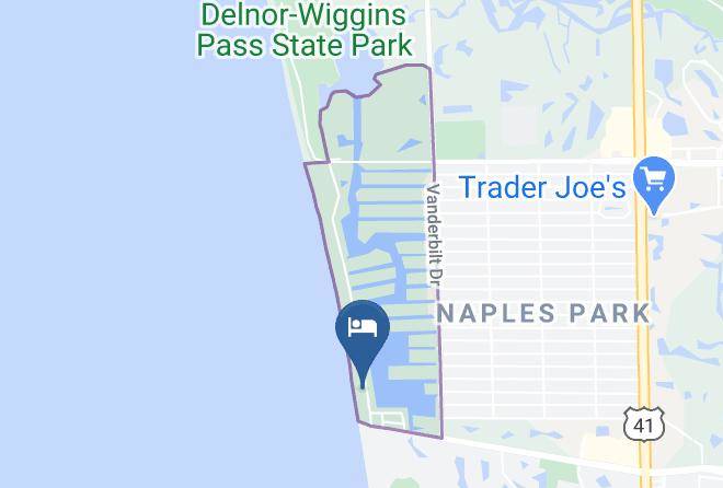 Vanderbilt Beach & Harbour Club Map