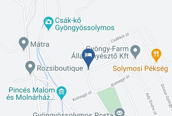 Gyongyossolymos - Vandor Fogado Maps