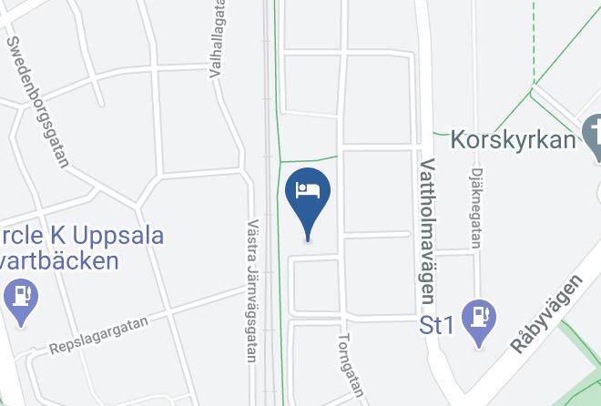 Uppsala - Vandrarhem Uppsala Portalgatan Maps