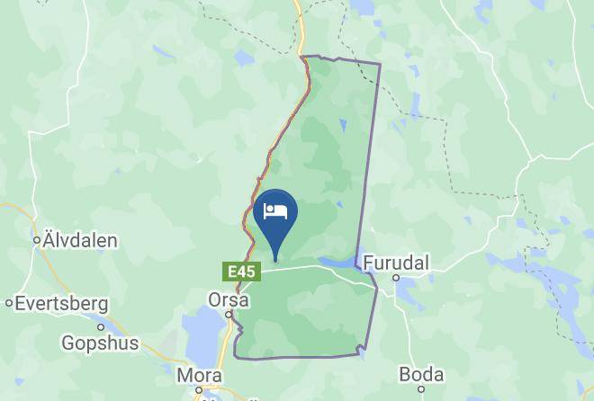 Orsa - Vandrarhemmet I Fredshammar Maps