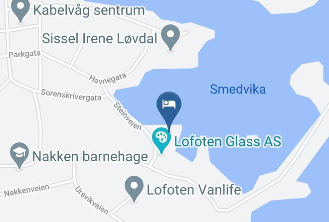 Vandrerhjem Lofotferie Kabelvag Map