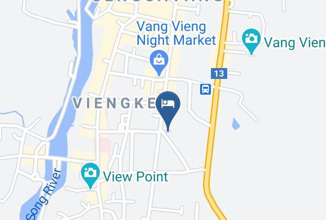 Vangvieng - Vang Vieng Garden Bungalows Maps