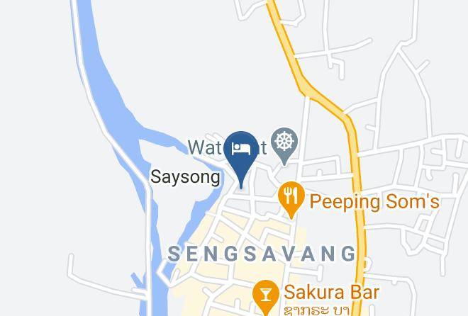 Vang Vieng Victory Hotel Map