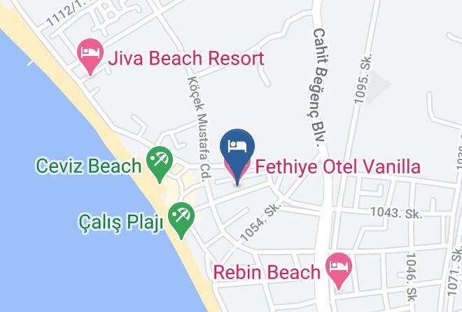 Fethiye - Fethiye Otel Vanilla Maps