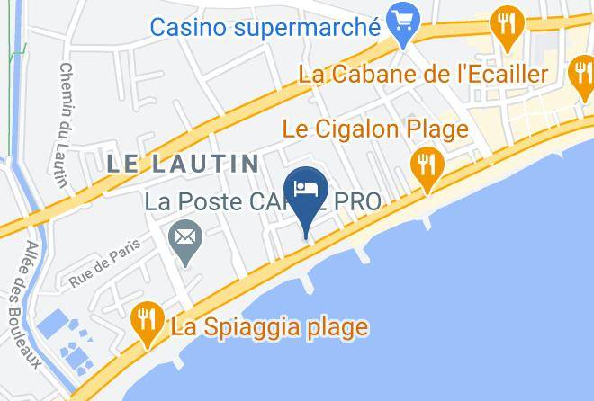 Maritime Alps - Hotel Le Vanille Cagnes Sur Mer Maps