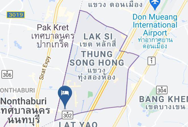 Lak Si District - Vanlisut Hotel Ngamwongwan Maps