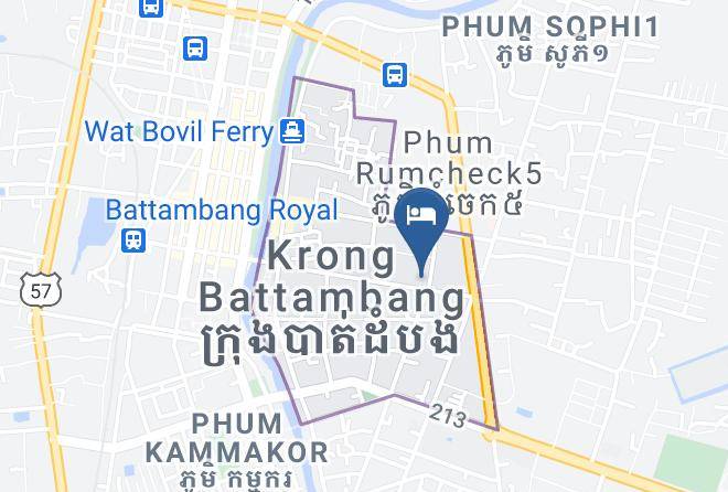 Battambang City - Vanne Hotel Maps