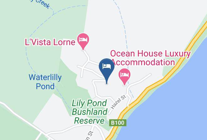 Surf Coast - Vantage Point Holiday Home Lorne Maps