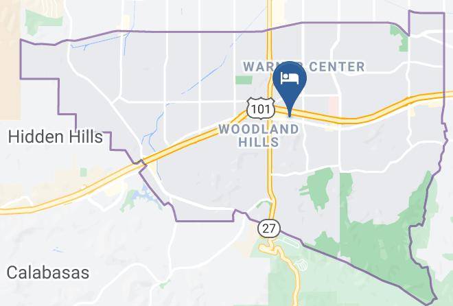 Los Angeles - Vantage Point Inn Woodland Hills Maps