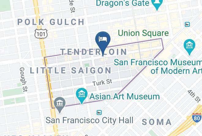 San Francisco - Vantaggio Suites Garland Maps