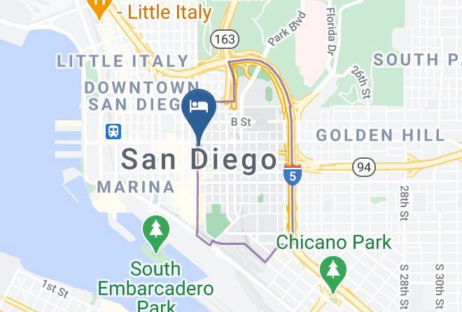 San Diego - Vantaggio Suites Gaslamp Maps