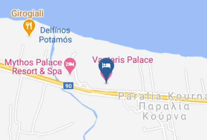 Vantaris Palace Hotel Map