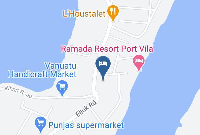 Efate - Vanuatu Rainbow Lodge Maps