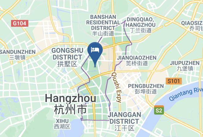 Hangzhou - Vanwarm Hotel Hangzhou Maps