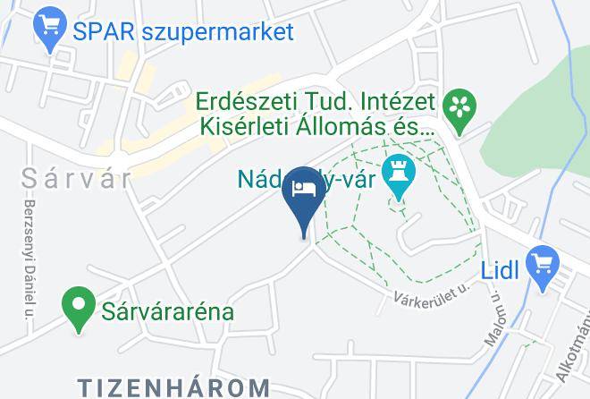 Sarvar - Var Park Panzio Maps