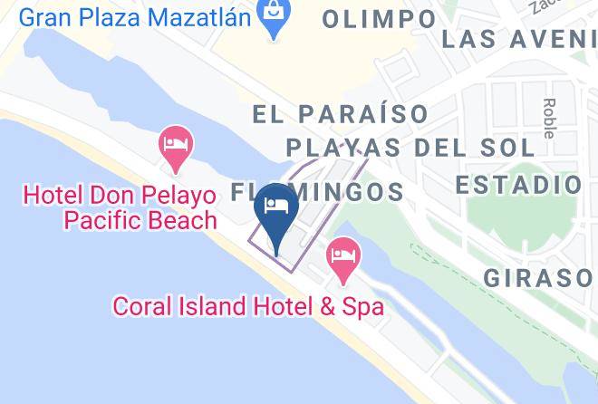 Mazatlan - Varali Grand Hotel Maps