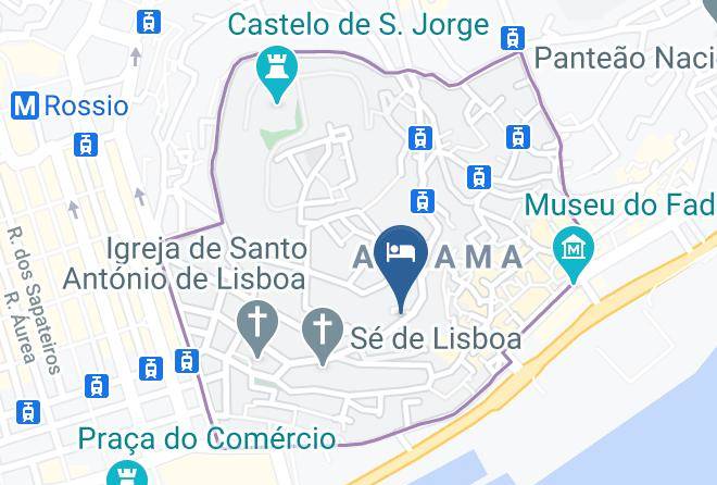 Lisbon - Varandas Da Se Maps