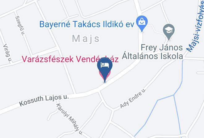 Majs - Varazsfeszek Vendeghaz Maps