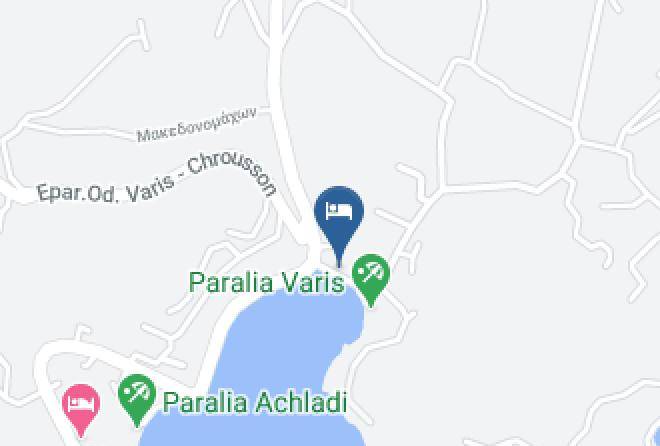 Syros - Vari Beach Hotel Maps
