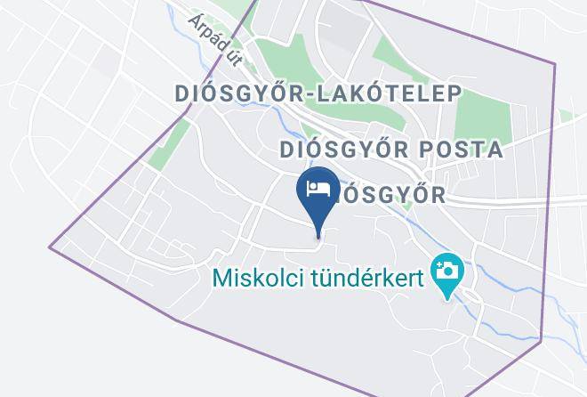 Miskolc - Varkert Panzio Maps