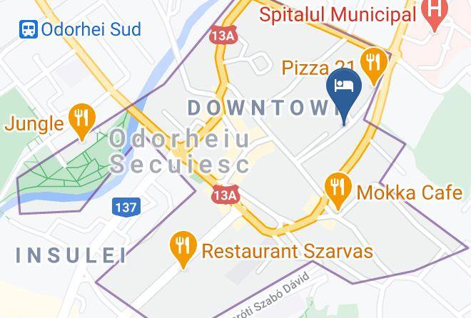 Odorheiu Secuiesc - Varkert Vendeghaz Maps