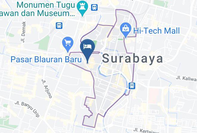 Kota Surabaya - Varna Culture Hotel Soerabaia Maps