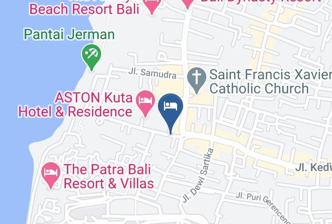 Badung Regency - Vasanti Kuta Hotel Maps