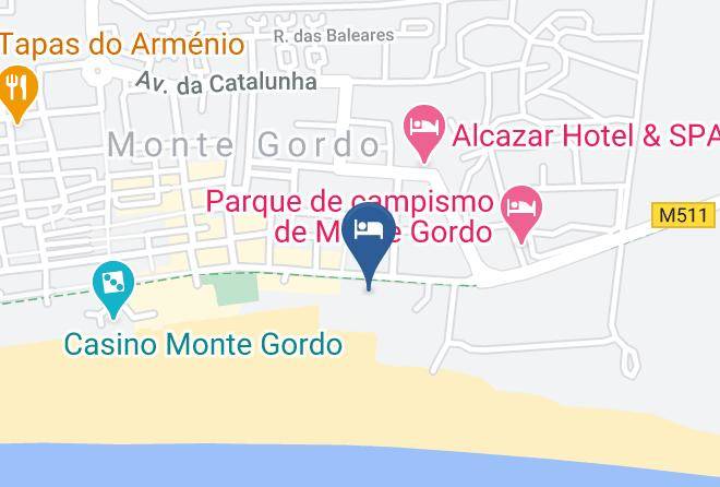 Vila Real De Santo Antonio - Hotel Vasco Da Gama Maps