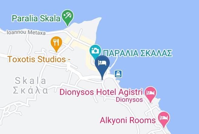 Perifereiaki Enotita Nison - Vasilaras Hotel Maps