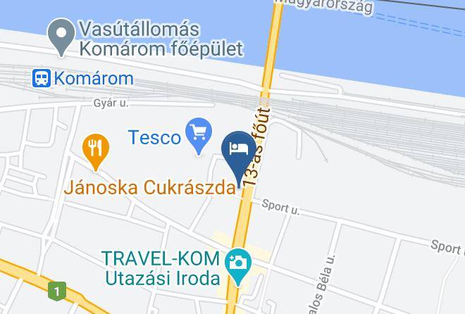 Komarom - Vasmacska Maps