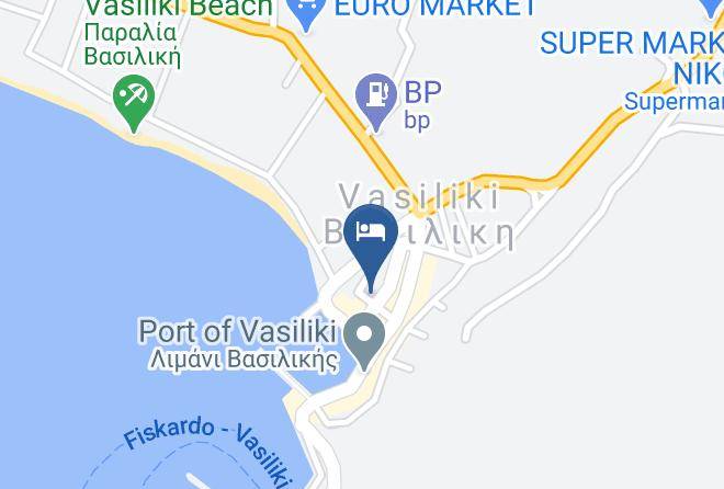 Levkas - Vassiliki Bay Hotel Maps
