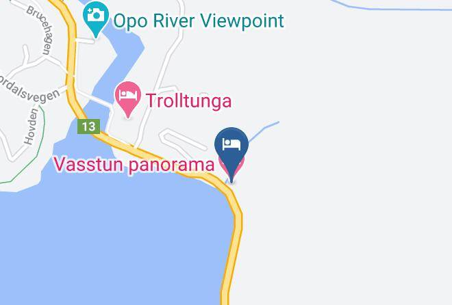 Ullensvang - Vasstun Panorama Maps
