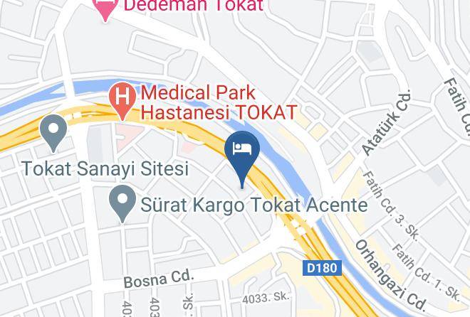 Tokat Kaleardi - Vatan Konaklama Maps